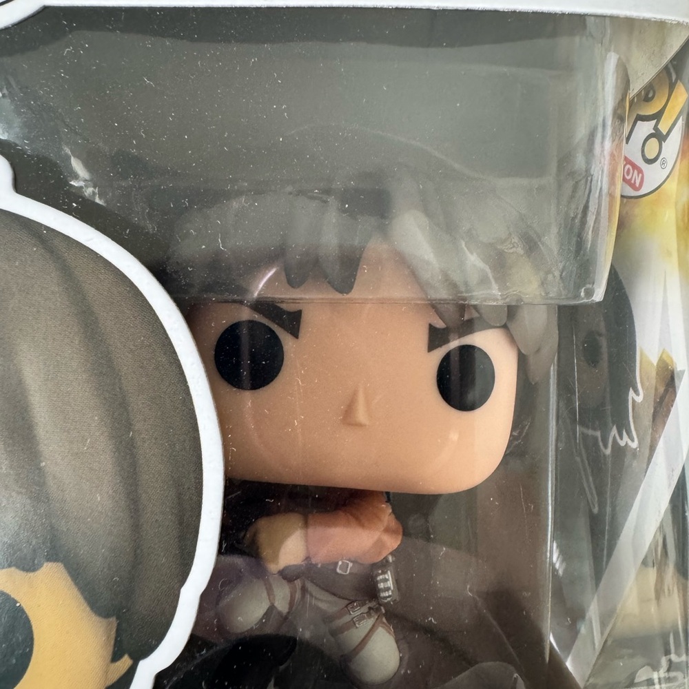 Funko Pop Attack on Titan Eren and Mikasa 1165 1166 New in Box - Picture 4 of 4